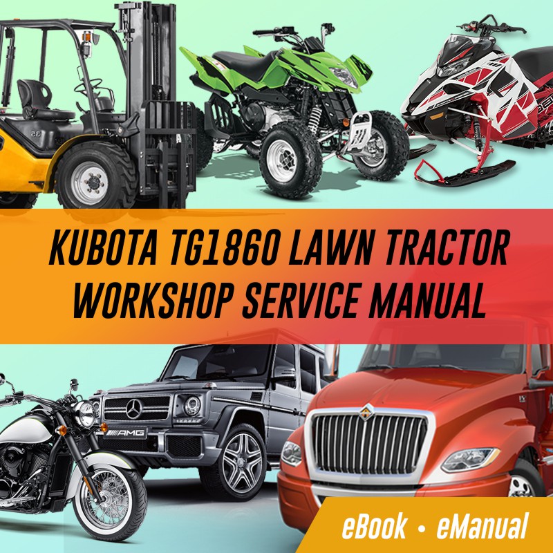 Kubota tg1860 owners manual